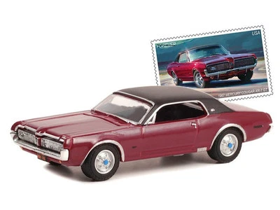 MERCURY Cougar XR-7 GT - 1967 - burgundy - GREENLIGHT 1:64 - Immagine 1 di 4