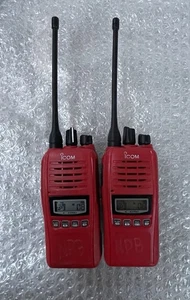 2* Icom IC-41Pro Red Edition Waterproof 80CH UHF CB Handheld - Picture 1 of 8