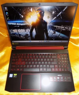 Acer Nitro 5 AN515-54 i5 15.6" 1TB +256GB-SSD 16GB Win11 *Gaming PC A++Condition - Image 1 of 4