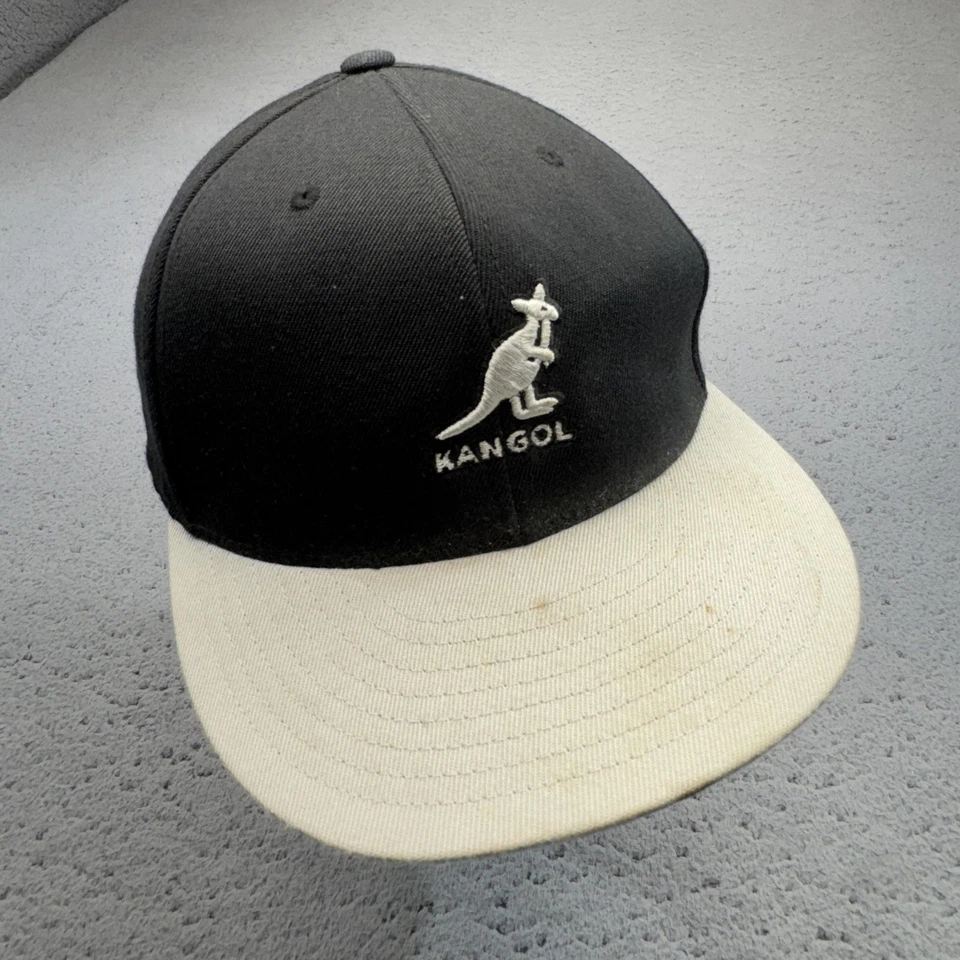 Boné Kangol masculino ajustado médio preto beisebol color block flexfit hip hop - Imagem 1 de 4