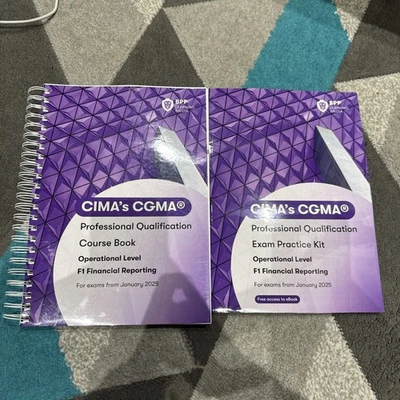 F1 Financial Reporting Exam Kit And Textbook For 2025 Brand New  - Image 1 of 2