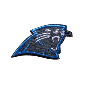 Carolina Panthers Iron On Embroidery Patch, Panthers Football Patch 2.75" x 1.5" - Picture 1 of 2