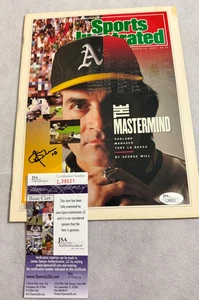 Tony LaRussa Signed Sports Illustrated Magazine  1990 JSA COA - Picture 1 of 6