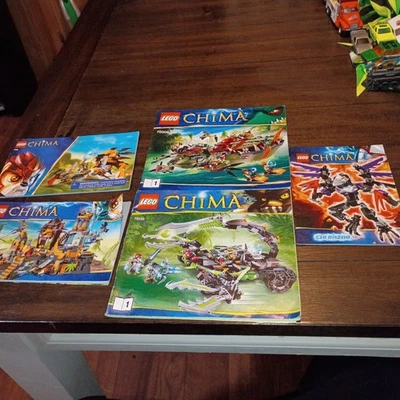 lego legends of chima instructions manual lot of 5 - Image 1 of 4