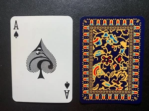 Swap Playing Card   ACE OF SPADES    Singapore Airlines - Picture 1 of 2