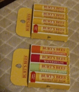 NEW Burt’s Bees  Moisturizing Lip Balm 4 Pack *LOT OF 2* - Picture 1 of 1