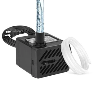 50GPH 3W Small Submersible Water Pump Mini Fountain Pump Ultra Quiet For Aqua... - Picture 1 of 7
