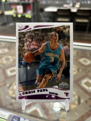Tarjeta de novato Chris Paul Topps 2005-06 cromada #168 radiocontrol New Orleans Hornets ¡¡CP3!!! Foto 1 de 2