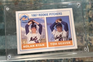 Acme Nolan Ryan Tom Seaver 1967 1990 Rookie Pitchers 8633/10000 certificado de autenticidad en caja - Imagen 1 de 6