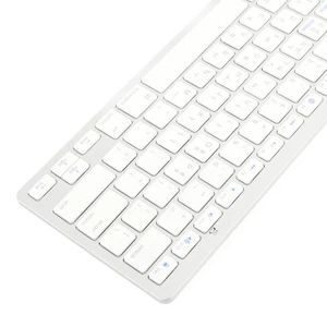 Korean Wireless Keyboard Mini 78 Keys Thin Portable White Computer Ke TO - Picture 1 of 23
