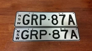 Group A 87 Number Plates - Picture 1 of 1