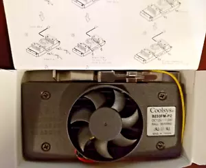 Cooler Coolsys B233FM-P2 Slot 1 Intel P II Celeron PIII CPU fan 50x50x10mm- NEW - Picture 1 of 6