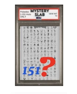 1x Random PSA 10 Gem Mint Graded Kanto 1-151 Pokemon Card - Only Holo/Reverse - Picture 1 of 1