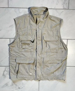 Columbia GRT Vest Extra Large Beige Men Omni Dry Nylon Utility Fishing Hunting - Picture 1 of 19