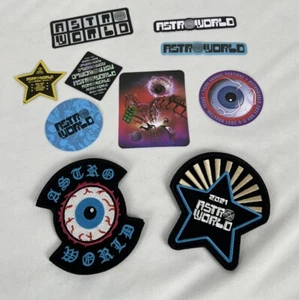  2021 Travis Scott Augapfel und 8er Aufkleber Pack Astro World Patches - Bild 1 von 2