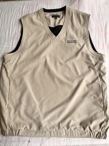 Monterey Club Vest Men XL Golf Pullover Pockets Highlands Ridge Elastic Waist - Picture 1 of 11