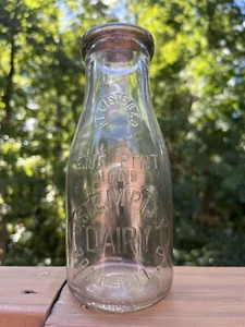 J Stempfly Bond Hill Cincinnati Ohio Milk Bottle Pint Cinti OH - Picture 1 of 5
