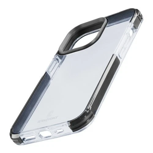 Cellular Line Cover IPHONE 14 TETRA FORCE SHOCK TWIST Clear e Black TETRACIPH14T - Immagine 1 di 1