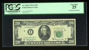 DBR 1963-A $20 FRN Minneapolis Fr. 2066-I PCGS 25 Serial I04686425A - Picture 1 of 2