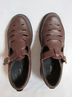 Rockport Mujer Cuero Marrón Mocasín Excelentes Zapatos para Caminar EE. UU. 8M Foto 1 de 4
