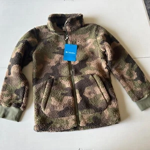 Columbia Youth Boys Rugged Ridge II Sherpa Full Zip Size S 8 - Picture 1 of 6