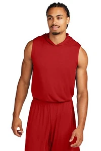 Sport-Tek ST352H Men's 100% Polyester Competitor Classic Sleeveless Hoodie - Picture 1 of 8