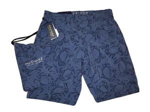 Polo Ralph Lauren Golf Shorts Mens 33 Blue Allover Crabs w/ Pouch Polo Crest NWT - Picture 1 of 10