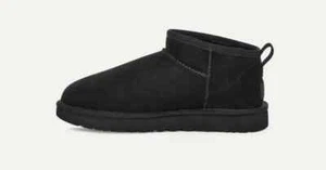 UGG Women's Classic Ultra Mini Boots - Black Size 6-10 - Winter Footwear - Picture 1 of 6