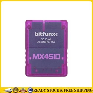 Card Reader for PS2 MX4SIO SIO2SD TF Memory Card Adapter (Clear Purple) - Bild 1 von 8