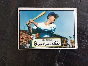 1952 Topps - Red Back #52 Don Mueller - Picture 1 of 2