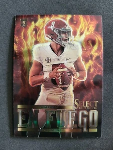 2023 Panini Select Draft Picks, Bryce Young, En Fuego, Rookie, Alabama - Bild 1 von 2