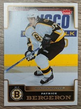 2006 07 PATRICE BERGERON BOSTON BRUINS  CAPTAIN FLEER