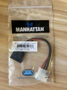 Cavo di alimentazione manhattan SATA da 15P-4P 16 Cm - Imagen 1 de 3