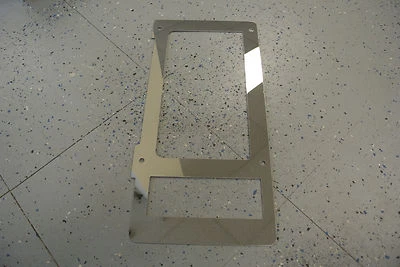 Mini Cooper S 2002-2004 Intercooler cubierta de aluminio pulido Foto 1 de 4