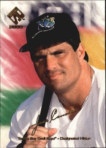 2000 Private Stock Tampa Bay Devil Rays Baseball Card #137 Jose Canseco