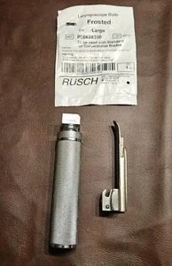 Rusch Miller 1 Laryngoscope Fiberoptic Unit & Blade Bulb Tested 5 - Picture 1 of 4
