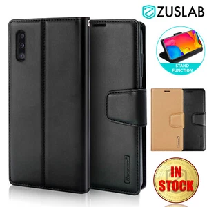 For Samsung Galaxy A20 A30 A50 A70 Case Hanman Leather Stand Wallet Card Cover - Picture 1 of 12