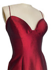 Red Dress Ballgown Size 8 Prom Dress Burgundy Lace Up Dress Mermaid Gown Sz 8