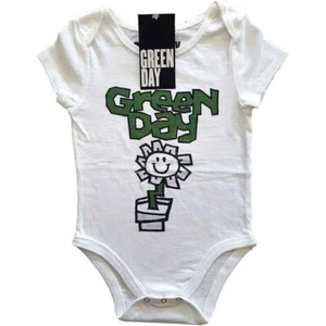 Babygrow Green Day Flower Pot Official Childrens Tee T-Shirt Boys Kids - Picture 1 of 1