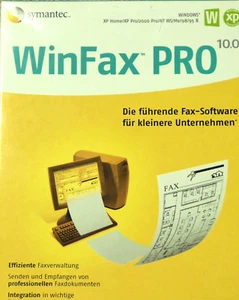 WinFax Pro 10.0 von Symantec Software CD für XP ME 2000 mit Anleitung in ovp. - Bild 1 von 3