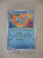 SEALED POKEMON TCG 2023 SQUIRTLE POKEMON CENTER EXCLUSIVE 007/165 CARD
