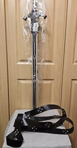 Cosplay realistic foam Sword & studded leather sword carrier/belt. LOTR - Picture 1 of 5
