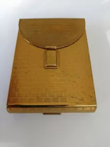 Vintage Años 50 MASCOTA ASB, Polvo Compacto con Espejo y Estuche para Cigarrillos. - Imagen 1 de 7