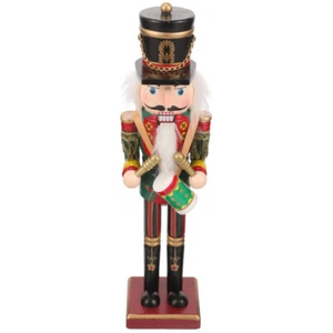 Set of 2 Nussknacker-Verzierung Tischdekoration Figur Kleinkind Büro - Bild 1 von 12