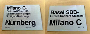 ZLS SBB Basel SBB - Luzern - Milano C RS Milano C – Singen - Backnang - Nürnberg