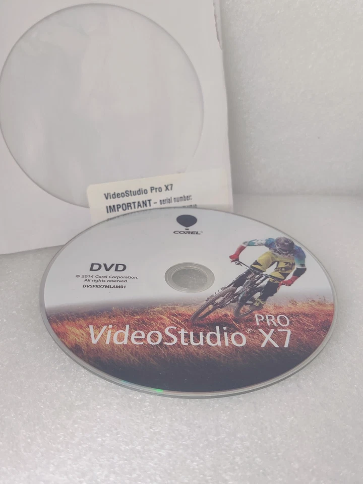 Corel Video Studio Pro X7 Disc With Serial Number Code Editing Software - Image 1 of 1