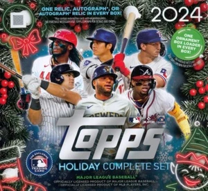 2024 TOPPS HOLIDAY COMPLETE 200 BASE CARD SET - Picture 1 of 1