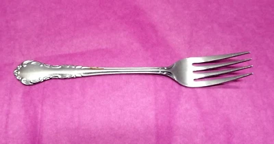 Vintage Queens Court Japan Stainless Flatware Dinner Fork Silverware - Image 1 of 4