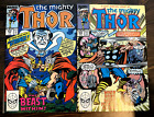 Mighty Thor #413 + 415 (Marvel 1990) THE BEAST WITHIN!  Dr Strange F/VF