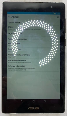 Asus ZenPad C 7.0 Wi-Fi (P01Z) 16GB White Android Tablet WIFi - Image 1 of 2